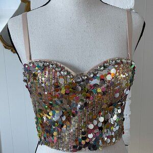 Colorful Sequin Corset (S)